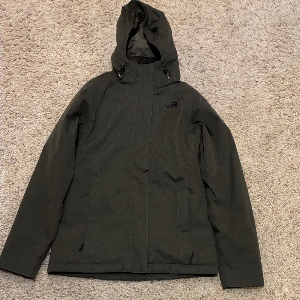 The North Face Dark Green Hooded Jacket